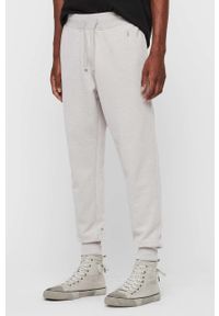 AllSaints – Spodnie RAVEN SWEAT PANT MF058K. Kolor: szary. Materiał: materiał #1
