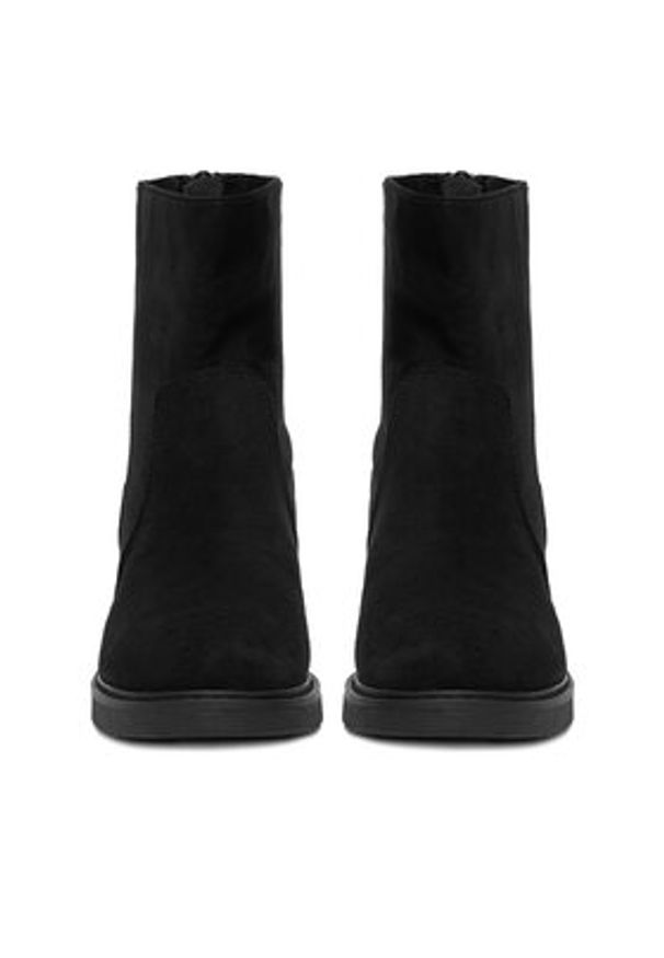 Clara Barson Botki CEO-WS2169-04 Czarny. Kolor: czarny. Materiał: materiał