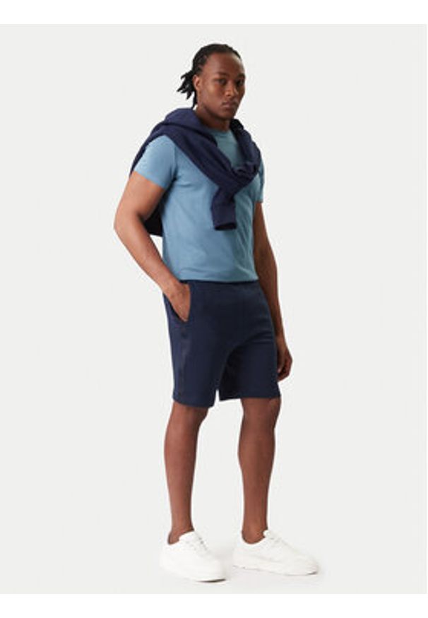 Hugo - HUGO Szorty sportowe Liam 50540936 Niebieski Regular Fit. Kolor: niebieski. Materiał: bawełna. Styl: sportowy
