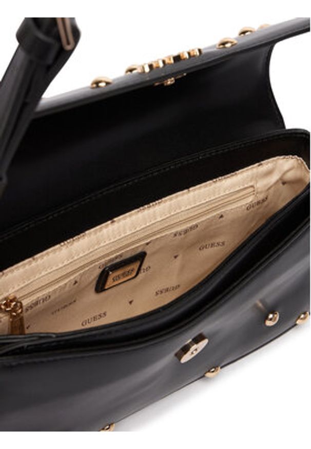 Guess Torebka Sadie HWVG81 18190 Czarny. Kolor: czarny. Materiał: skórzane