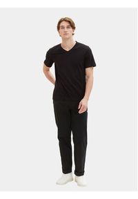 Tom Tailor Komplet 2 t-shirtów 1037738 Czarny Regular Fit. Kolor: czarny. Materiał: bawełna #2