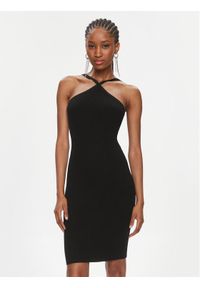 Remain Sukienka codzienna BCR734 Czarny Regular Fit. Okazja: na co dzień. Kolor: czarny. Materiał: wiskoza. Typ sukienki: proste. Styl: casual #1