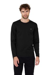 C.P. Company - C.P. COMPANY Czarny longsleeve. Kolor: czarny. Długość rękawa: długi rękaw