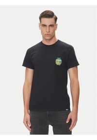 Etnies T-Shirt Camp Vibes 4130003782 Czarny Regular Fit. Kolor: czarny. Materiał: bawełna