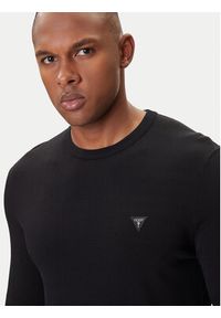 Guess Sweter M4YR29 Z3DM0 Czarny Regular Fit. Kolor: czarny. Materiał: wiskoza #3