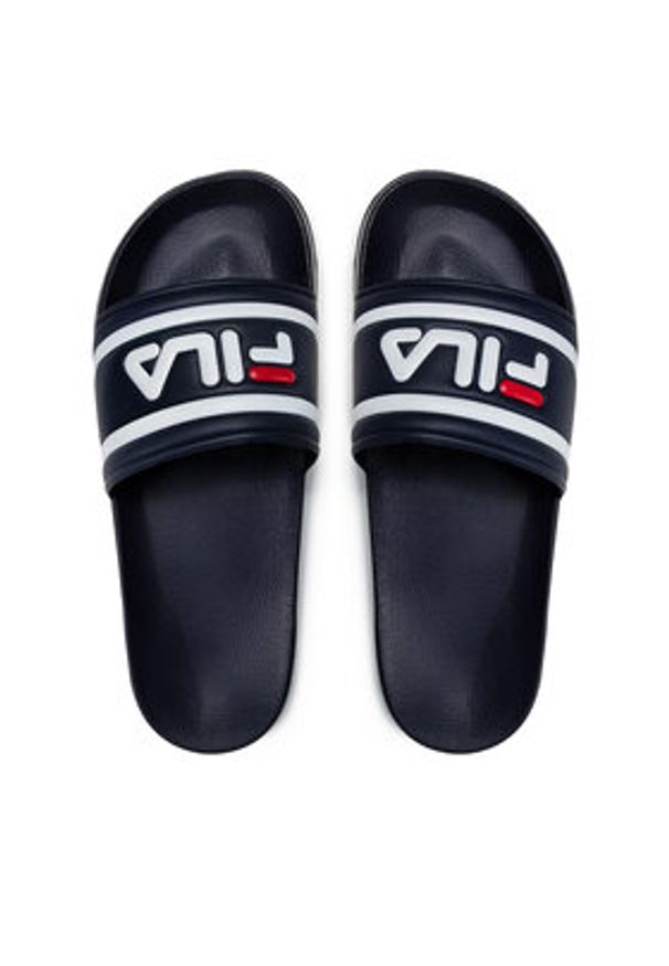 Fila Klapki Morro Bay Slipper 2.0 1010930.29Y Granatowy. Kolor: niebieski. Materiał: skóra