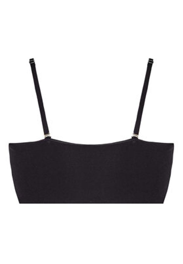 Hunkemöller Biustonosz top Smooth 206769 Czarny. Kolor: czarny. Materiał: syntetyk