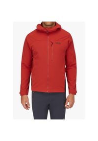 Kurtka softshell męska Rab Torque Jacket. Kolor: czerwony. Materiał: softshell