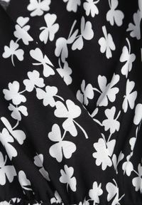 Born2be - Czarna Sukienka Achanie. Okazja: na co dzień. Kolor: czarny. Materiał: jeans, wiskoza, tkanina. Typ sukienki: kopertowe. Styl: wizytowy, casual, elegancki #7