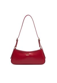 Calvin Klein Torebka Ck Small Shoulder Bag LV04F3170G Bordowy. Kolor: czerwony. Materiał: skórzane #1