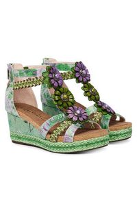 Laura Vita Sandały Facyo 72 Zielony. Kolor: zielony. Materiał: skóra #3