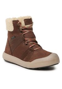 keen - Keen Śniegowce Elle Winter Boot Wp 1026709 Brązowy. Kolor: brązowy. Materiał: nubuk, skóra