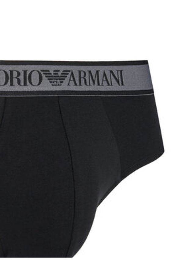 Emporio Armani Underwear Komplet slipów EM000258 AF10779 MC061 Czarny. Kolor: czarny. Materiał: bawełna