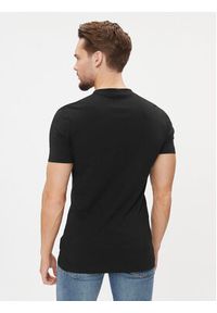 Calvin Klein Jeans T-Shirt J30J322552 Czarny Slim Fit. Kolor: czarny. Materiał: bawełna