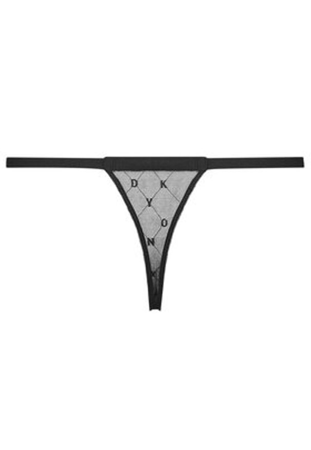 DKNY Stringi DK5029 Czarny. Kolor: czarny. Materiał: syntetyk