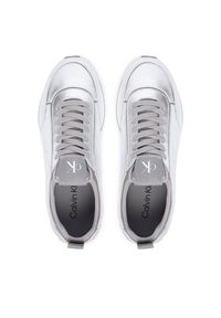 Calvin Klein Sneakersy Retro Runner Metallic HW0HW03287 Srebrny. Kolor: srebrny. Materiał: skóra #2