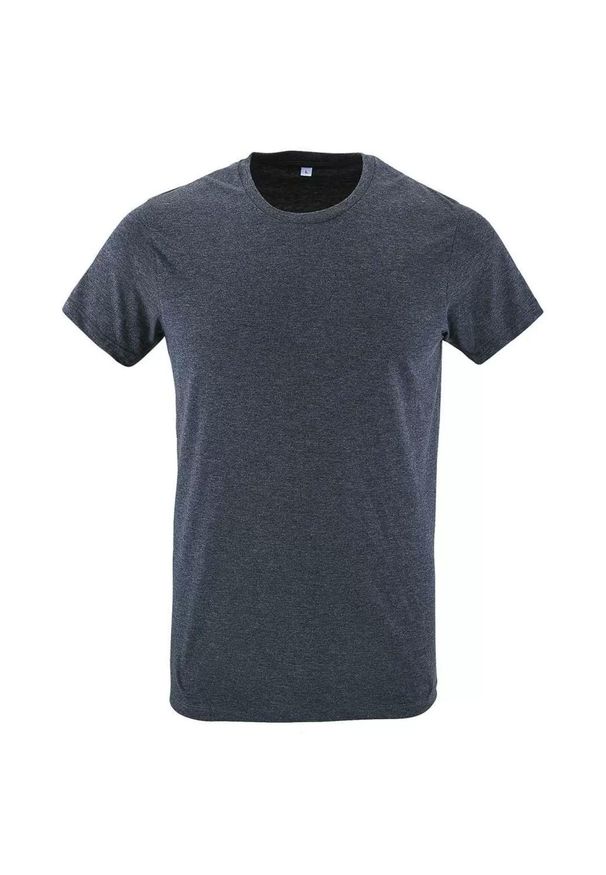 SOL'S - Męska Koszulka Regent Polycotton Slim T-shirt. Kolor: szary. Sport: turystyka piesza