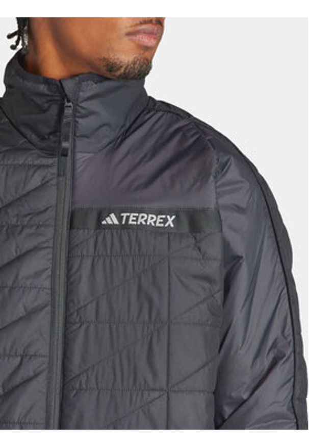 Adidas - adidas Kurtka outdoor Terrex Multi IB4191 Czarny Regular Fit. Kolor: czarny. Materiał: syntetyk. Sport: outdoor