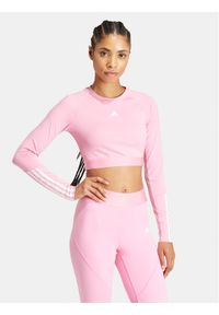Adidas - adidas Koszulka techniczna Hyperglam Training IN6775 Różowy Slim Fit. Kolor: różowy. Materiał: syntetyk #1