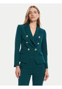 Rinascimento Marynarka CFC0126227003 Zielony Slim Fit. Kolor: zielony. Materiał: syntetyk