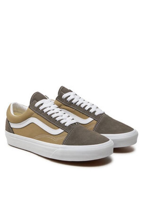Vans Tenisówki Old Skool VN000CT8BRO1 Brązowy. Kolor: brązowy. Materiał: zamsz, skóra