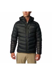 columbia - Kurtka ocieplana męska Columbia Labyrinth Loop Hooded z kapturem. Typ kołnierza: kaptur. Kolor: czarny. Materiał: puch
