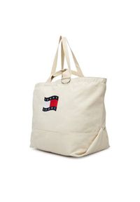 Tommy Jeans Torebka Tjw Wave Flag Med Tote AW0AW18466 Beżowy. Kolor: beżowy #2