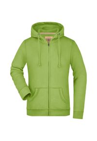 GLENMUIR - James & Nicholson Damska Bluza Vintage z Kapturem L – 70% Bawełny, 30% Poliestru. Typ kołnierza: kaptur. Kolor: wielokolorowy. Materiał: poliester, bawełna #1