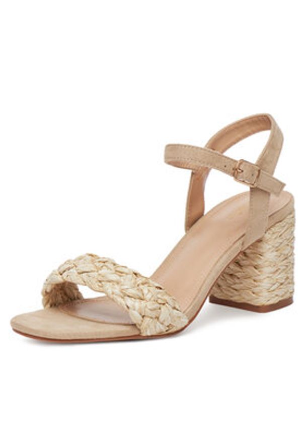 DeeZee Sandały XFV3269-84 Beżowy. Kolor: beżowy. Materiał: syntetyk