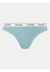 Calvin Klein Underwear Komplet 3 par stringów Thong 3Pk 000QD5209E Kolorowy. Materiał: bawełna. Wzór: kolorowy #4