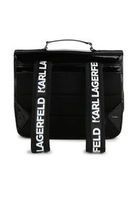 Karl Lagerfeld Kids Plecak Z30156 Czarny. Kolor: czarny. Materiał: materiał #3