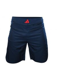 Adidas - Szorty adidas. Kolor: niebieski, biały, wielokolorowy. Długość: krótkie. Sezon: lato #1