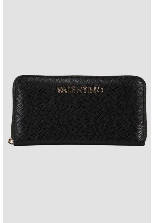 Valentino by Mario Valentino - VALENTINO Czarny portfel Divina. Kolor: czarny