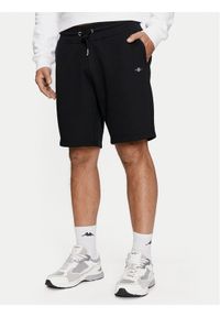 GANT - Gant Szorty sportowe Shield 2009027 Czarny Regular Fit. Kolor: czarny. Materiał: bawełna. Styl: sportowy #1