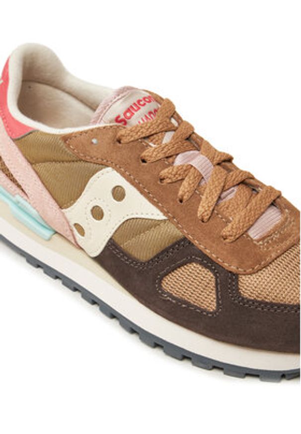 Saucony Sneakersy S1108 881 Brązowy. Kolor: brązowy. Materiał: materiał