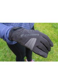 CHIBA - Rękawiczki sportowe unisex Chiba Bioxcell Wamr Winter z wodoodporną membraną. Kolor: żółty, czarny, wielokolorowy. Sezon: zima. Sport: kolarstwo #2