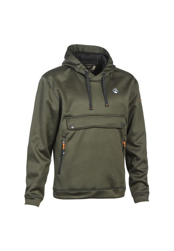 Bluza z kapturem PERCUSSION. Typ kołnierza: kaptur. Kolor: zielony. Materiał: polar. Sport: outdoor