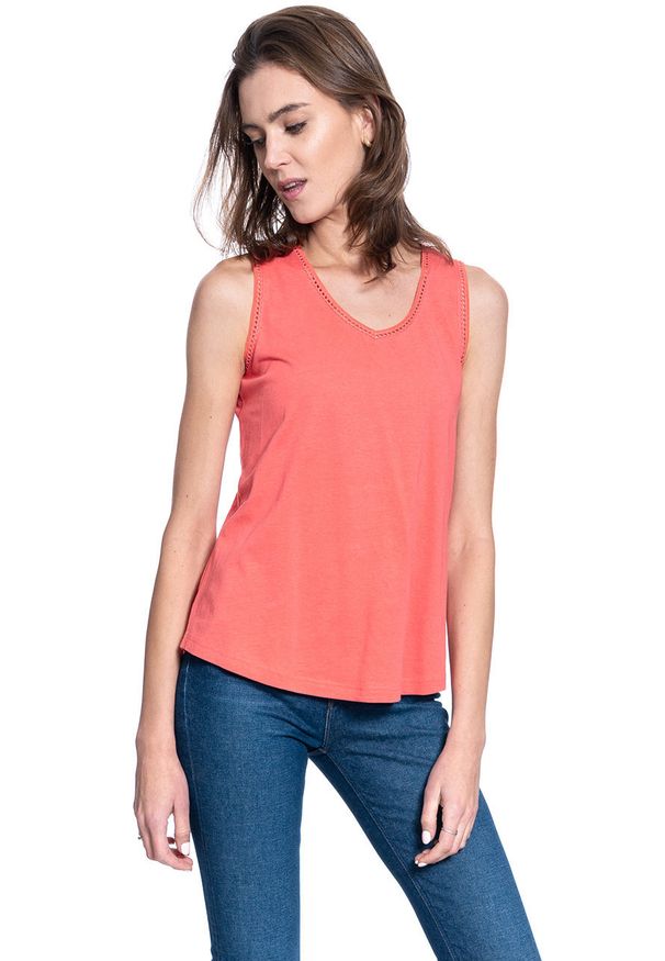 Mustang - DAMSKI T-SHIRT MUSTANG ALMA V LIEN 1009483 8204
