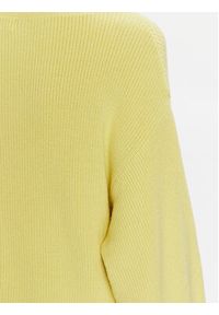 Moss Copenhagen Sweter Lillybeth 17358 Żółty Regular Fit. Kolor: żółty. Materiał: syntetyk #3