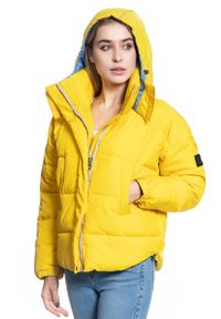 Lee - LEE PUFFER JACKET DAMSKA KURTKA ZIMOWA LEMON ZEST L56VUMMM. Sezon: zima #10