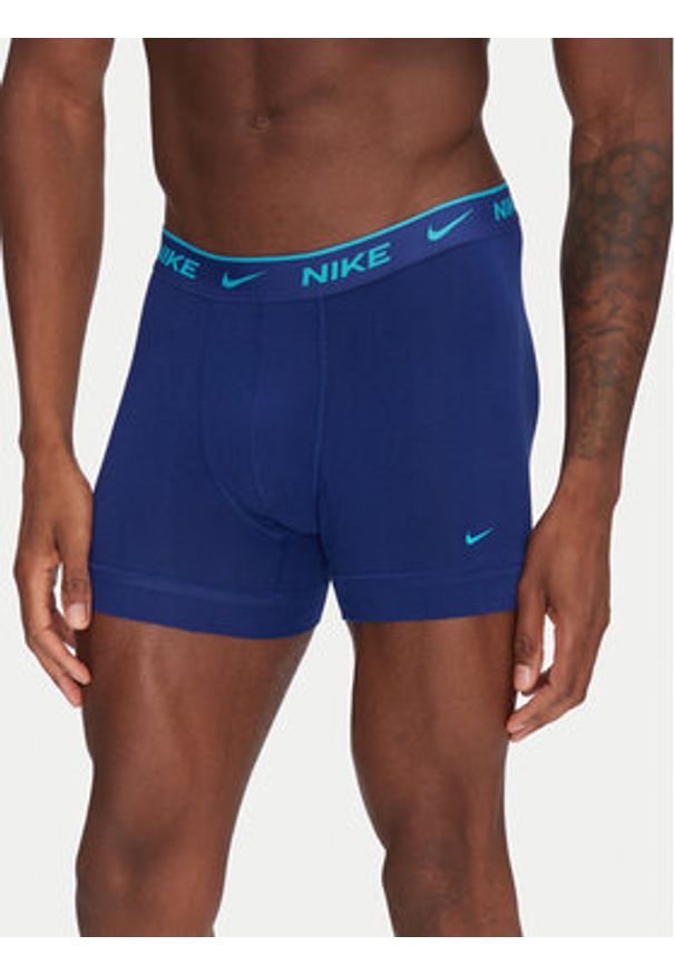 Nike Komplet 3 par bokserek 000PKE1008 Kolorowy. Materiał: bawełna. Wzór: kolorowy