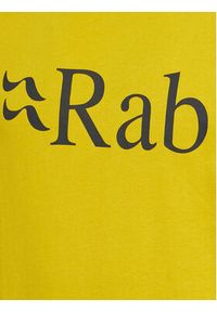 Rab T-Shirt Stance Logo QCB-08-SU Pomarańczowy Regular Fit. Kolor: pomarańczowy. Materiał: bawełna #3