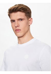 Trussardi Jeans - Trussardi T-Shirt 52T00735 Biały Regular Fit. Kolor: biały. Materiał: bawełna