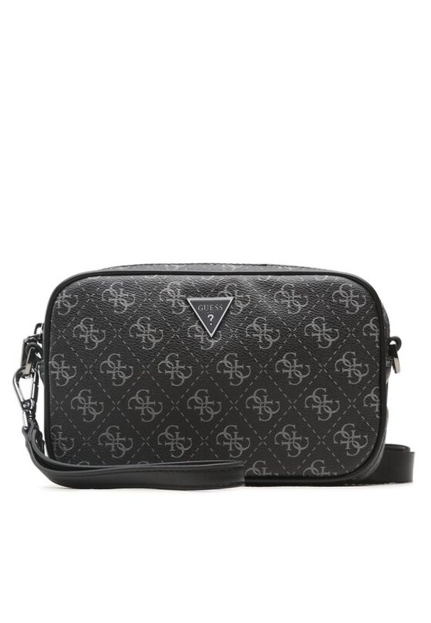 Guess Saszetka Vezzola Smart Accessories PMEVZL P3145 Czarny. Kolor: czarny. Materiał: skóra