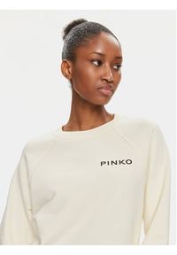 Pinko Bluza Tempesta 101775 A13L Beżowy Regular Fit. Kolor: beżowy. Materiał: bawełna