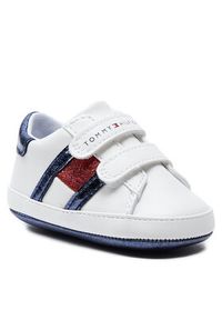 TOMMY HILFIGER - Tommy Hilfiger Sneakersy Kiki T0A4-33180-1528 Biały. Kolor: biały #4