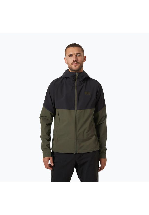 Kurtka softshell męska Helly Hansen Blaze Softshell. Kolor: szary. Materiał: softshell. Sport: turystyka piesza