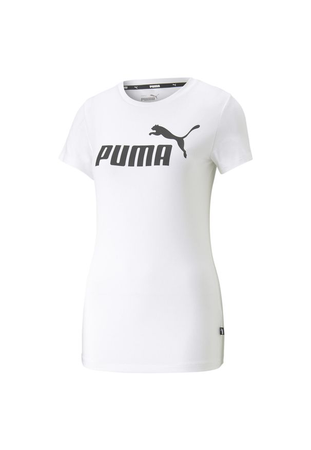 Koszulka Kobieta Puma Essentials Slim biały. Kolor: biały. Sport: joga i pilates