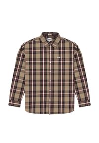 Wrangler - WRANGLER 1 PKT SHIRT MĘSKA KOSZULA W KRATE Z DŁUGIM RĘKAWEM KRATA LEAD GREY W5D61EM24. Długość rękawa: długi rękaw. Długość: długie #5