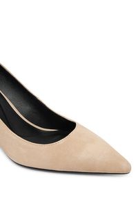 BOSS Szpilki Gracey 50557675 Écru. Materiał: skóra. Obcas: na szpilce #6